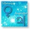 金星と木星 出生図のアスペクトとトランシット